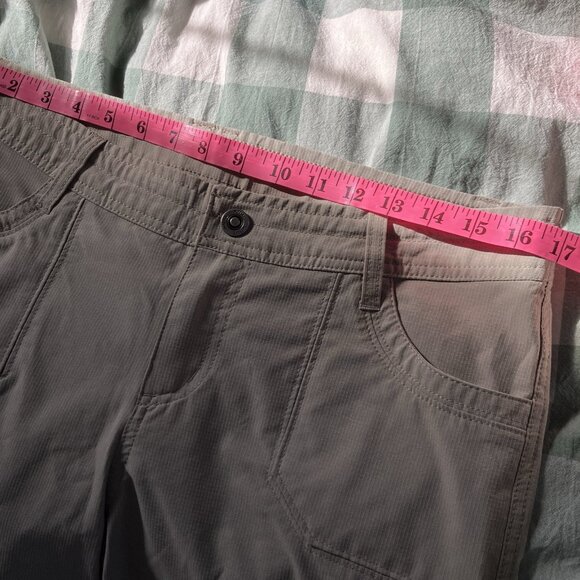 Kuhl Horizon Convertible Hiking Pants Womens 12 Tan Outdoor Gorpcore Trail - Picture 11 of 15